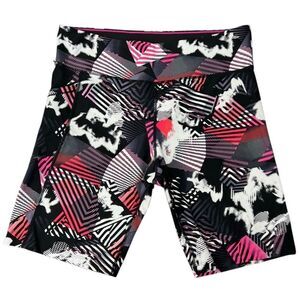 Calvin Klein Women's High Rise Fashion Print Bike Shorts Size XXL